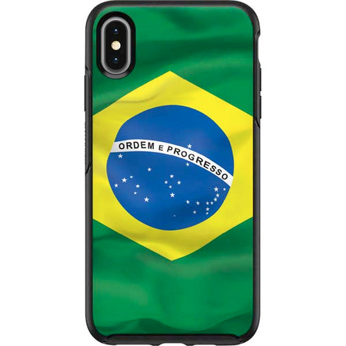 Brazil Flag Otterbox Symmetry iPhone Skin